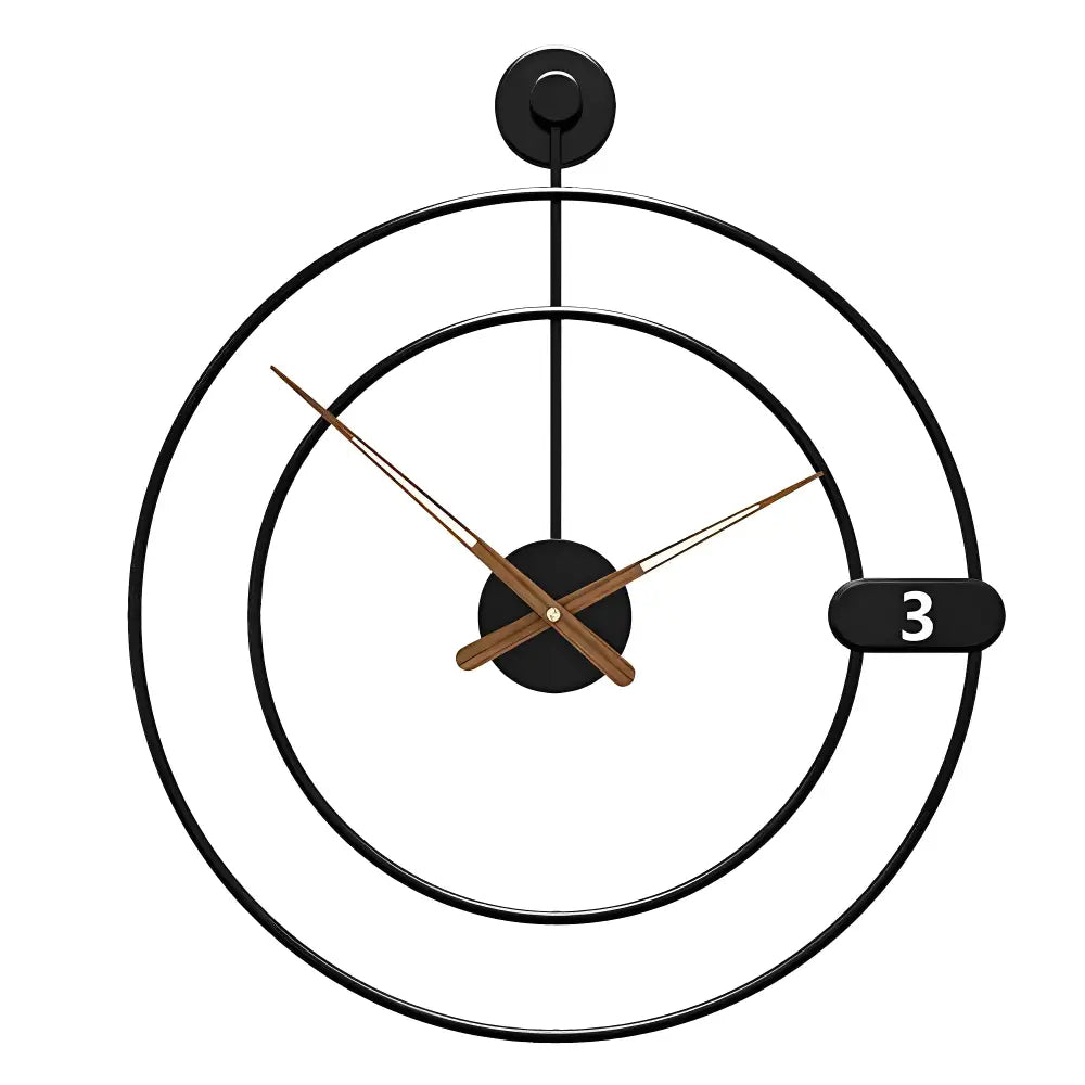 Orbital Wall Clock – view 5