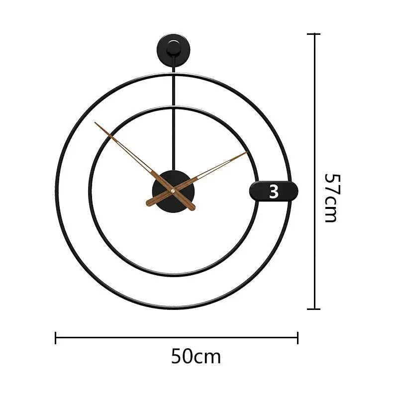 Orbital Wall Clock – view 4