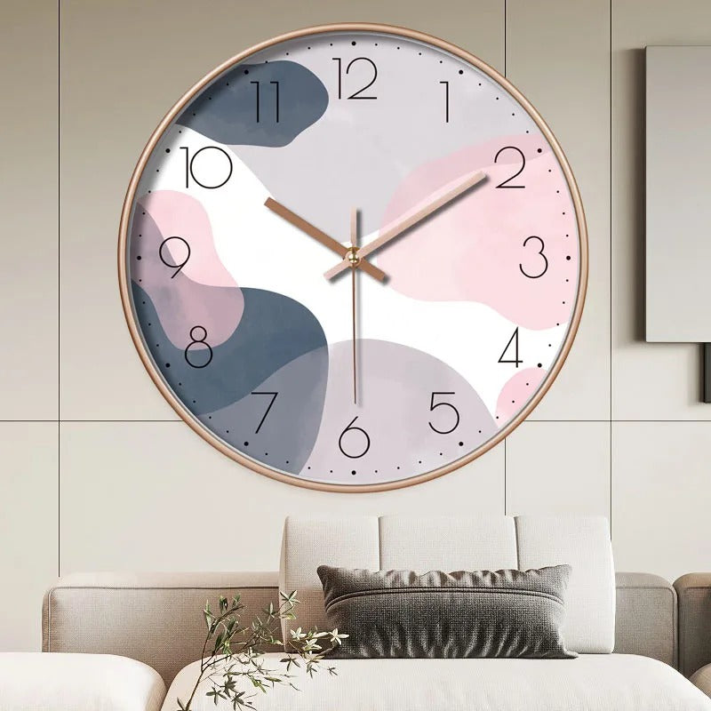 Colorful Abstract Wall Clock for UK interiors