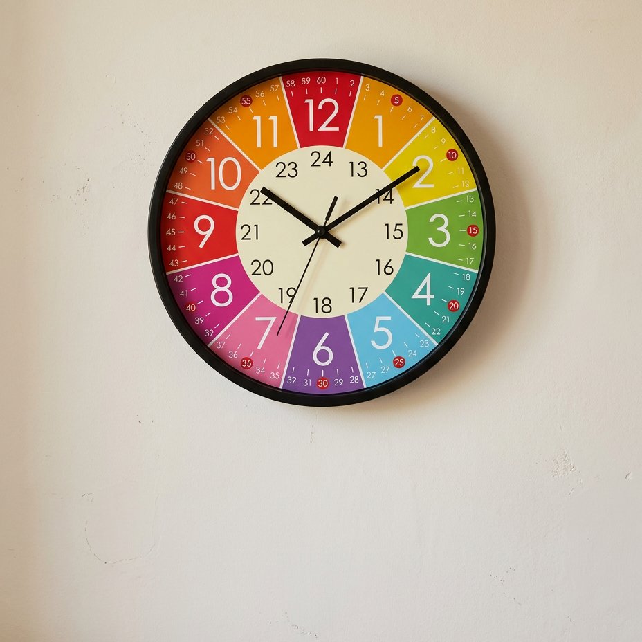 Multicolor Wall Clock – product image