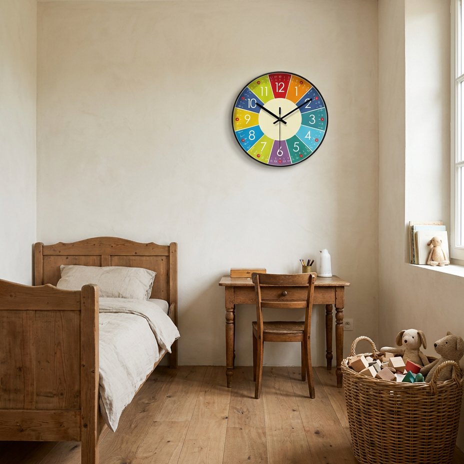 Multicolor Wall Clock – product view 2