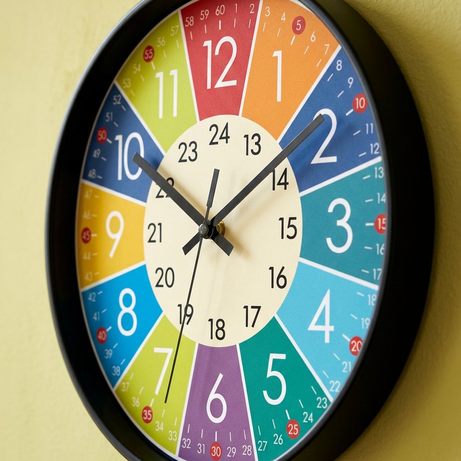 Multicolor Wall Clock – product view 3
