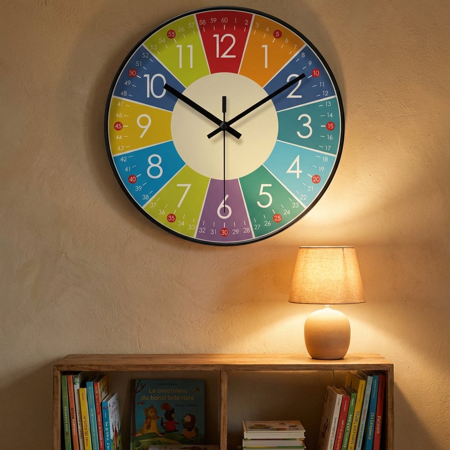 Multicolor Wall Clock – product view 4