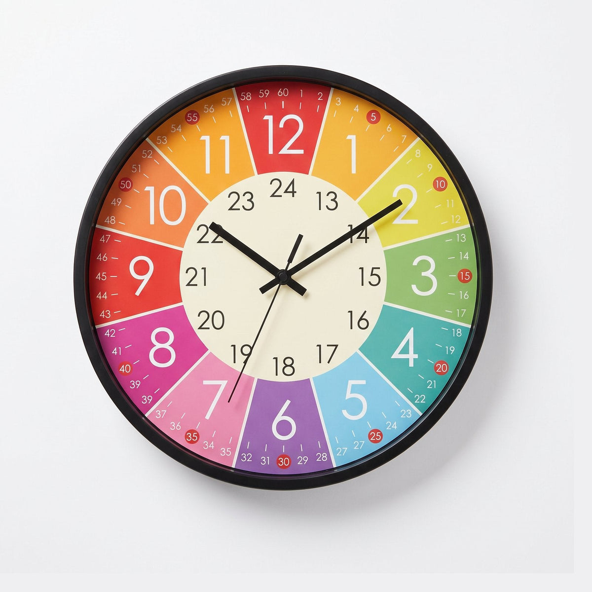 Multicolor Wall Clock – product view 5