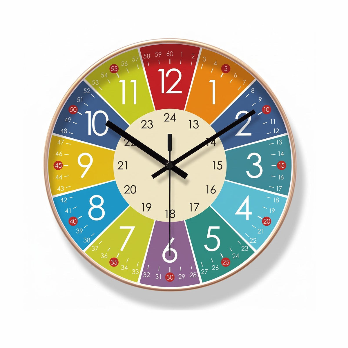 Multicolor Wall Clock – product view 6
