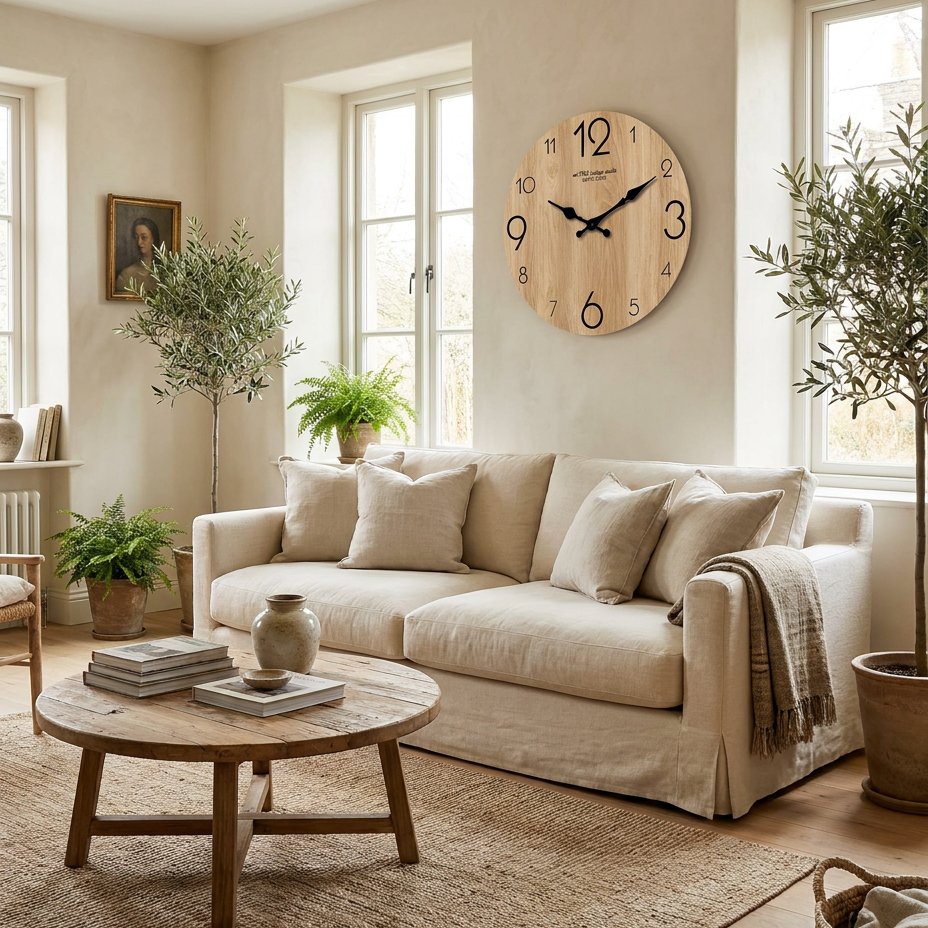 Nature Wood Wall Clock – product view 2