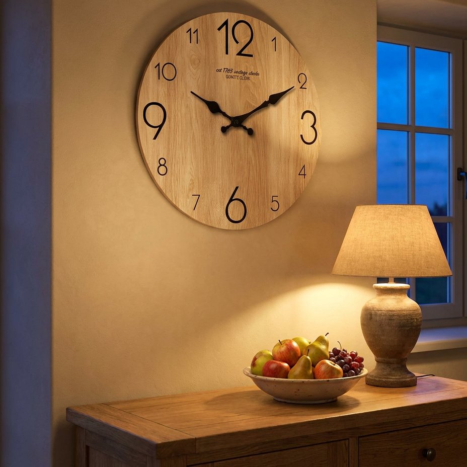 Nature Wood Wall Clock – product view 4