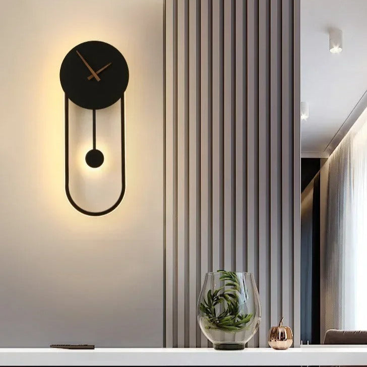 Oval Pendulum Wall Clock – product image