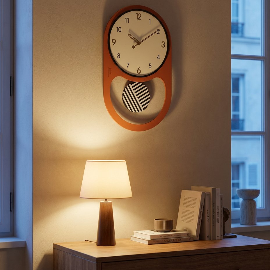 Pendulum Design Wall Clock – product view 3