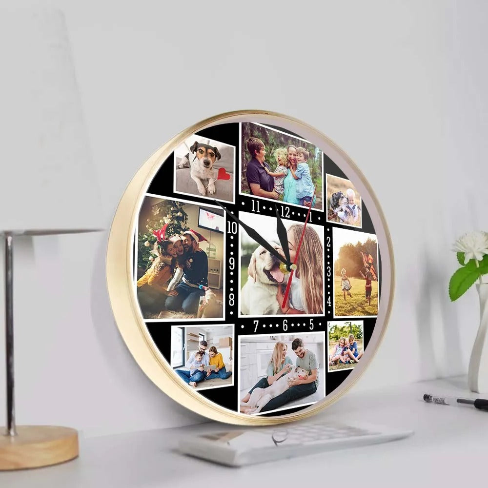 Personal Photo Wall Clock – product view 2