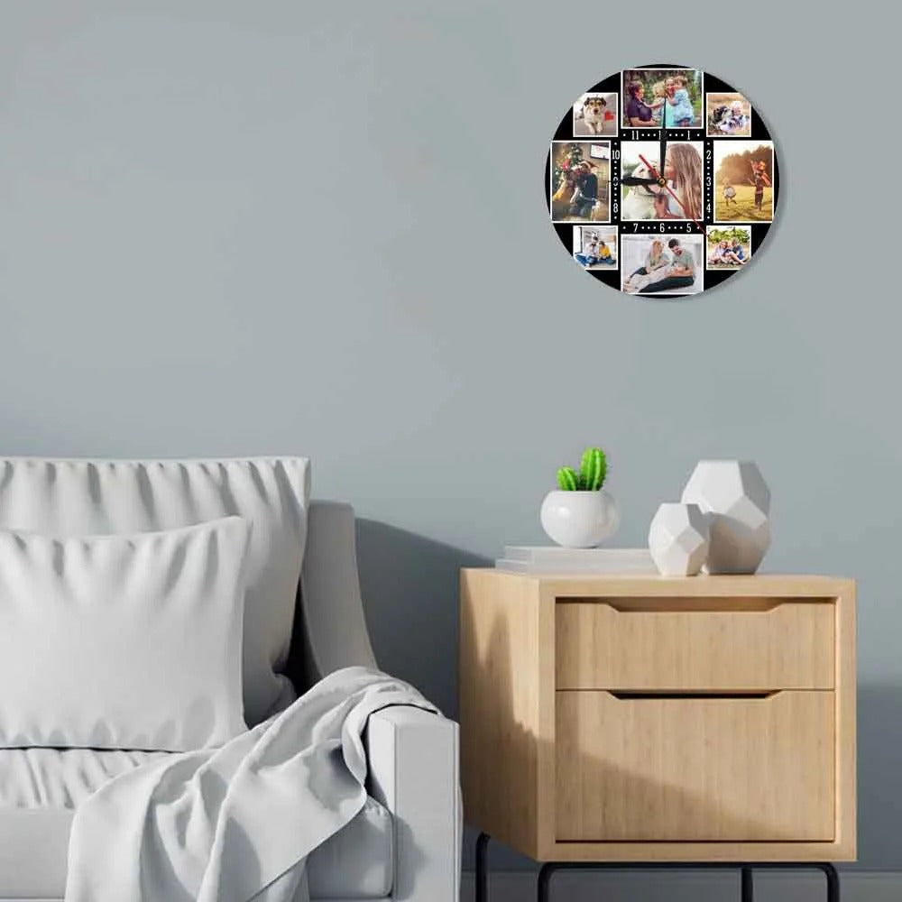 Personal Photo Wall Clock – product view 3