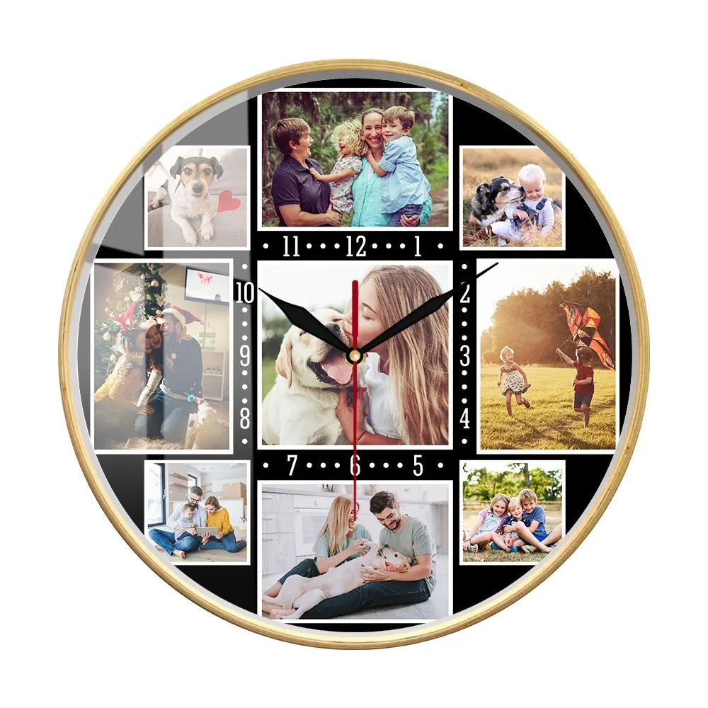 Personal Photo Wall Clock – product view 5