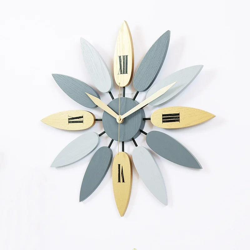 Petal Wood Wall Clock – product view 6