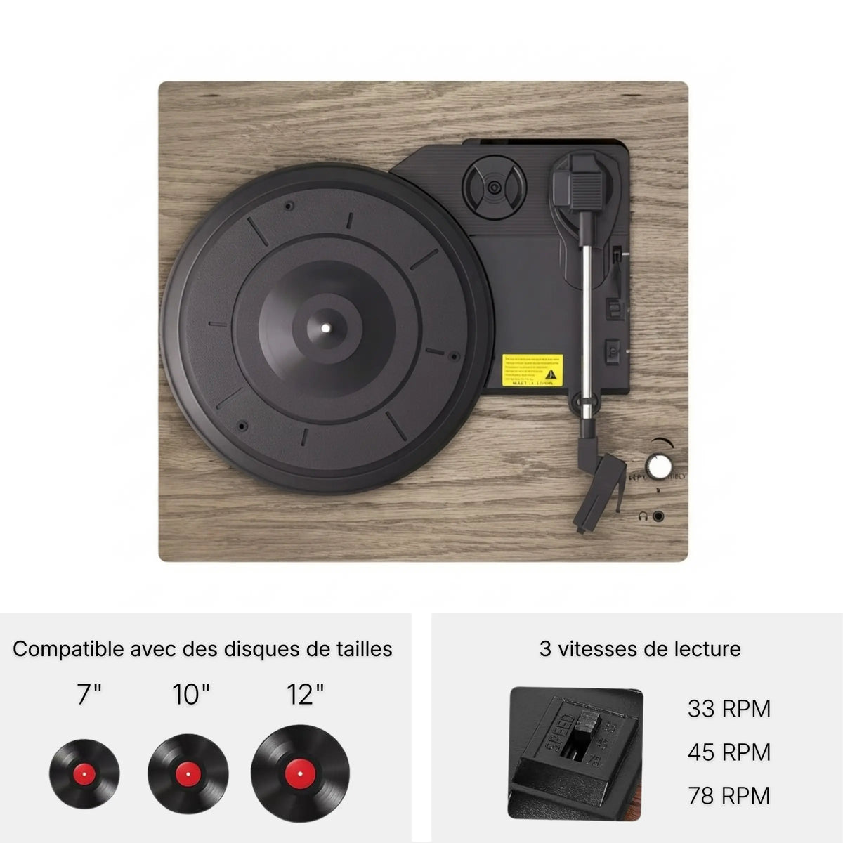 Platine Vinyle Milo