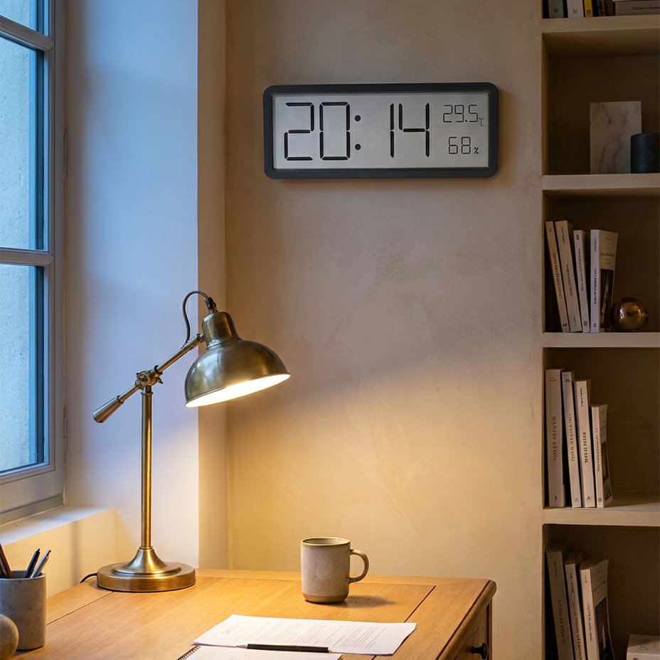 Rectangular Digital Wall Clock – product view 4