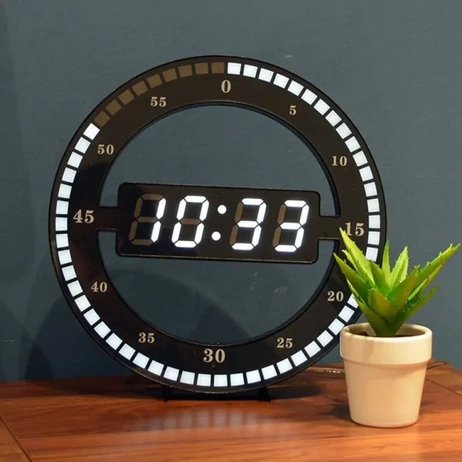 Retro Digital Wall Clock – product view 2