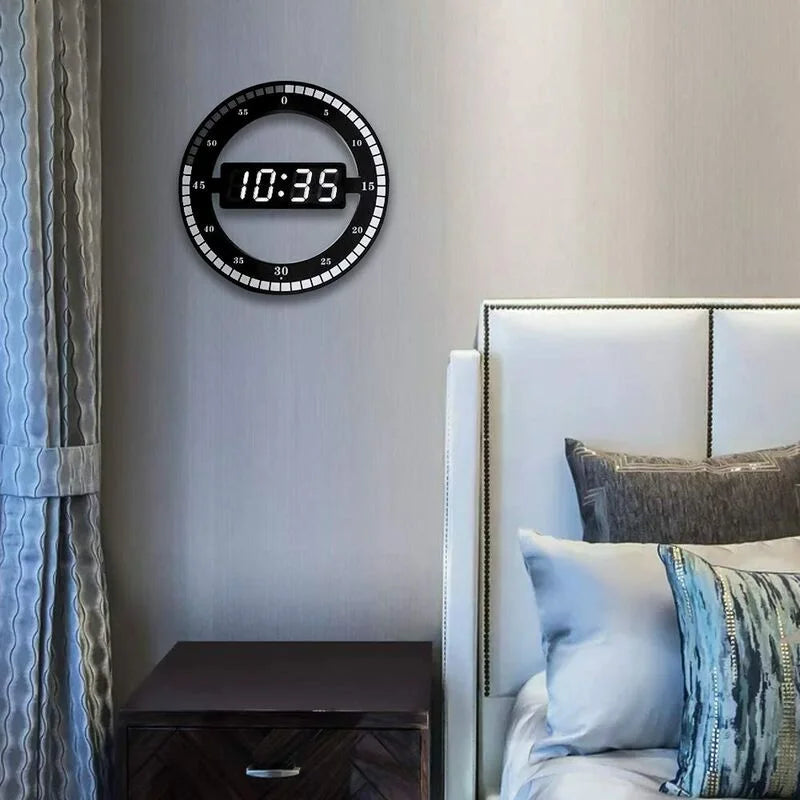 Retro Digital Wall Clock – product view 3
