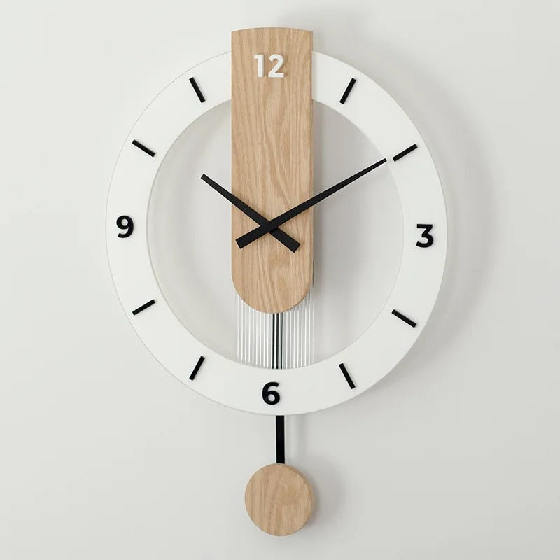 Roman Numerals Pendulum Wall Clock – product view 3