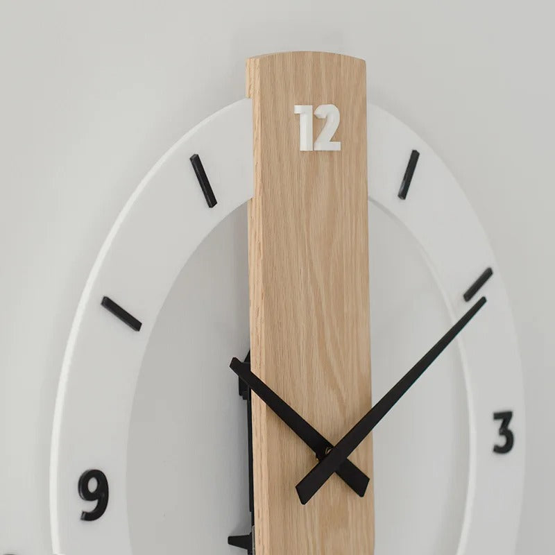 Roman Numerals Pendulum Wall Clock – product view 5