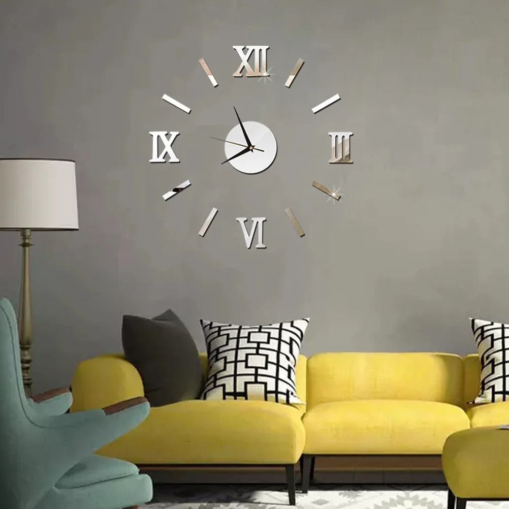 Roman Numerals Wall Clock Living Room – product image