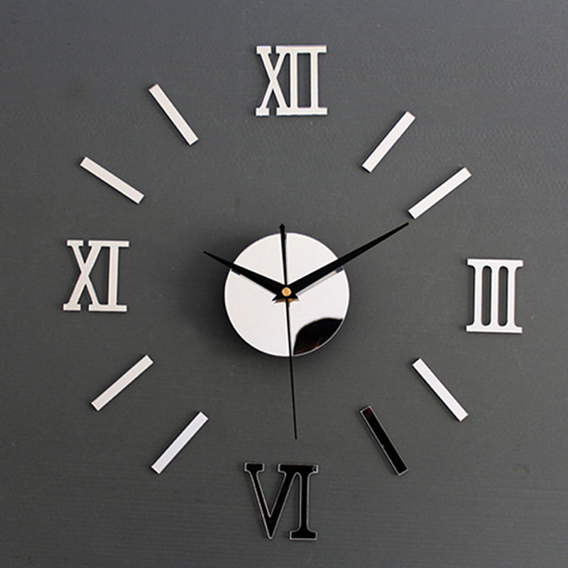 Roman Numerals Wall Clock Living Room – product view 4