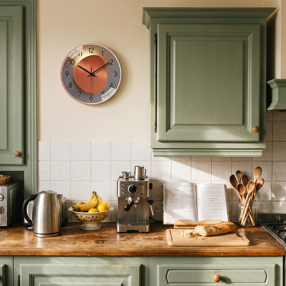 Silent Kitchen Wall Clock – product view 3
