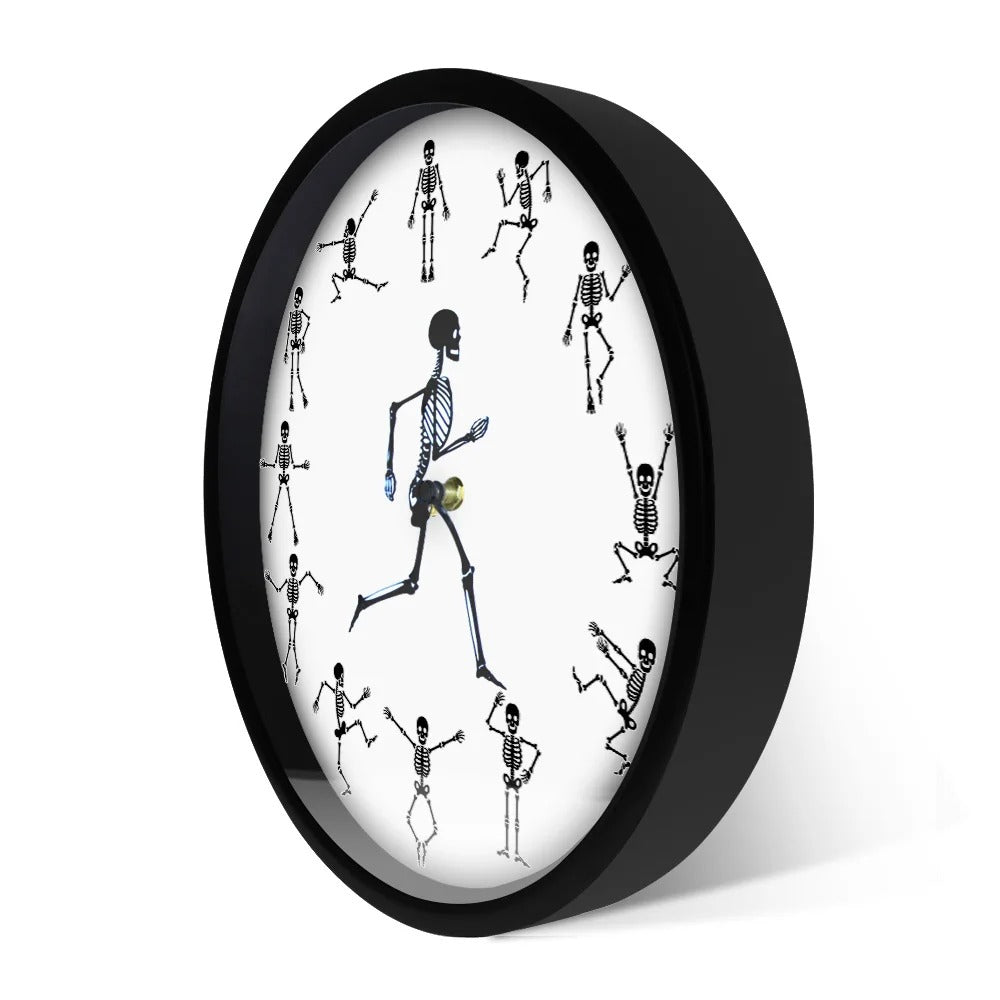 Skeleton Humor Wall Clock – product view 5