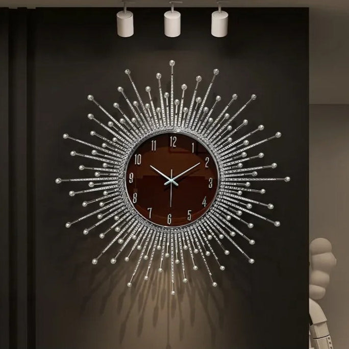 Solar Design Golden Metal Wall Clock – product view 12