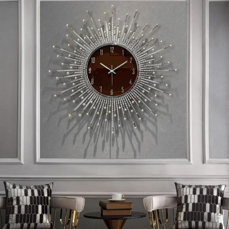 Solar Design Golden Metal Wall Clock – product view 13