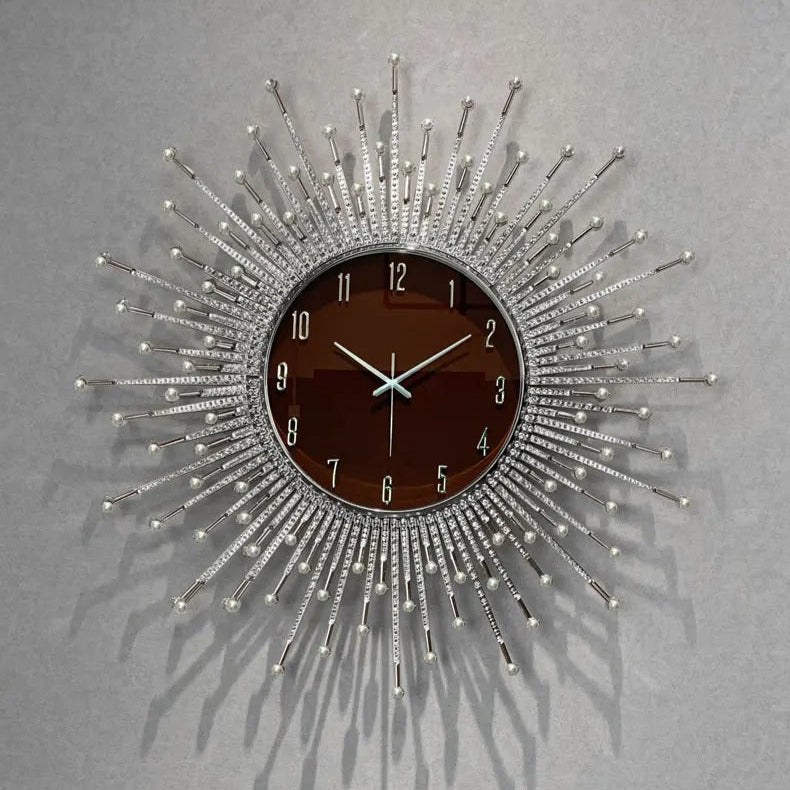 Solar Design Golden Metal Wall Clock – product view 14