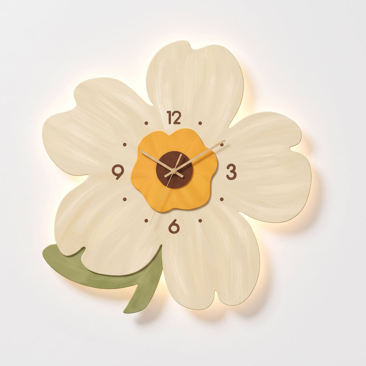 Spring Flower Wall Clock – product view 5