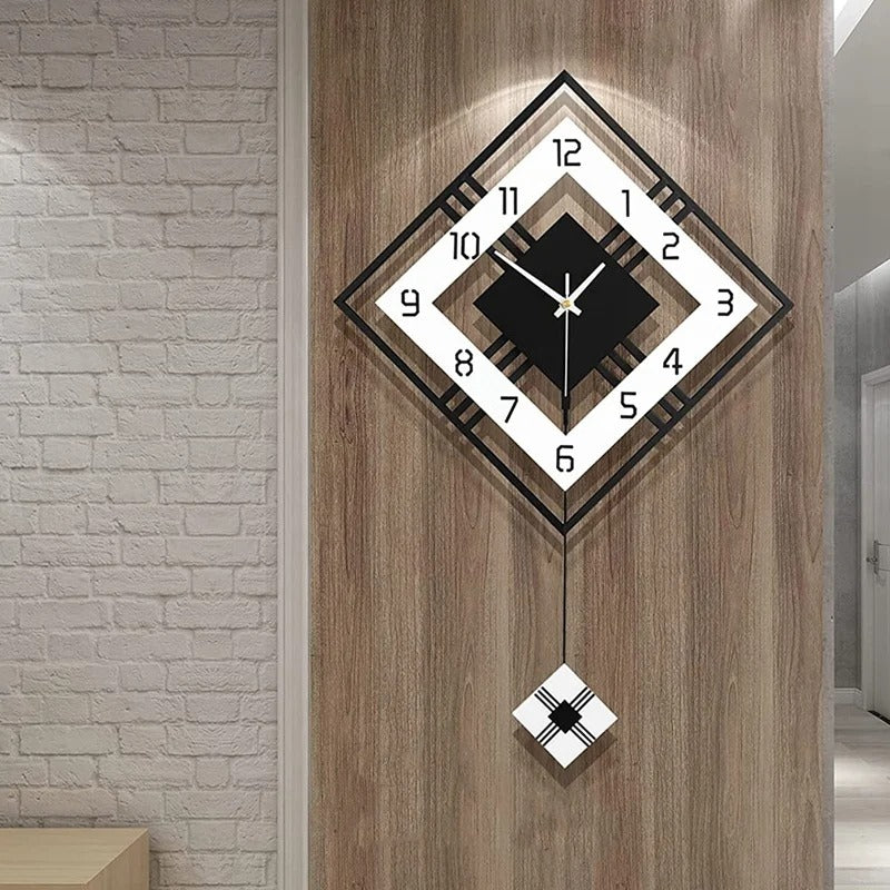 Square Design Wall Clock – product view 2