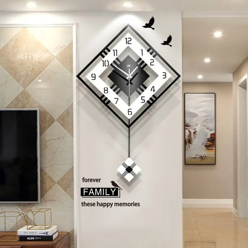 Square Design Wall Clock – product view 6