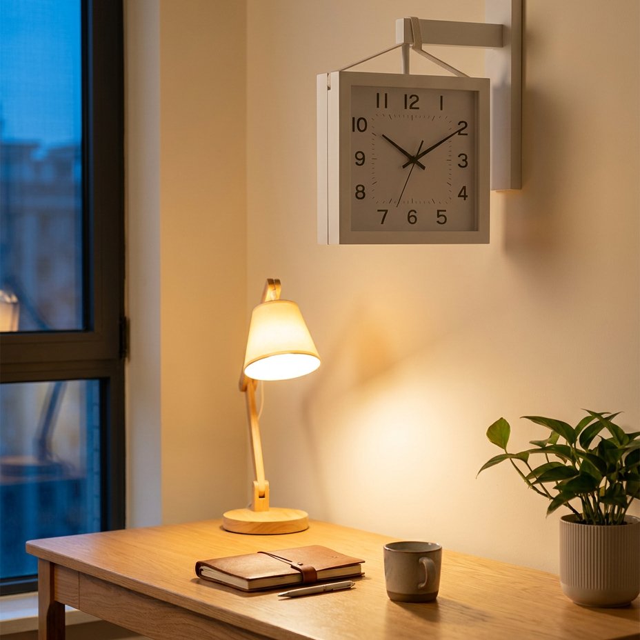 Square Hanging Wall Clock – product view 4
