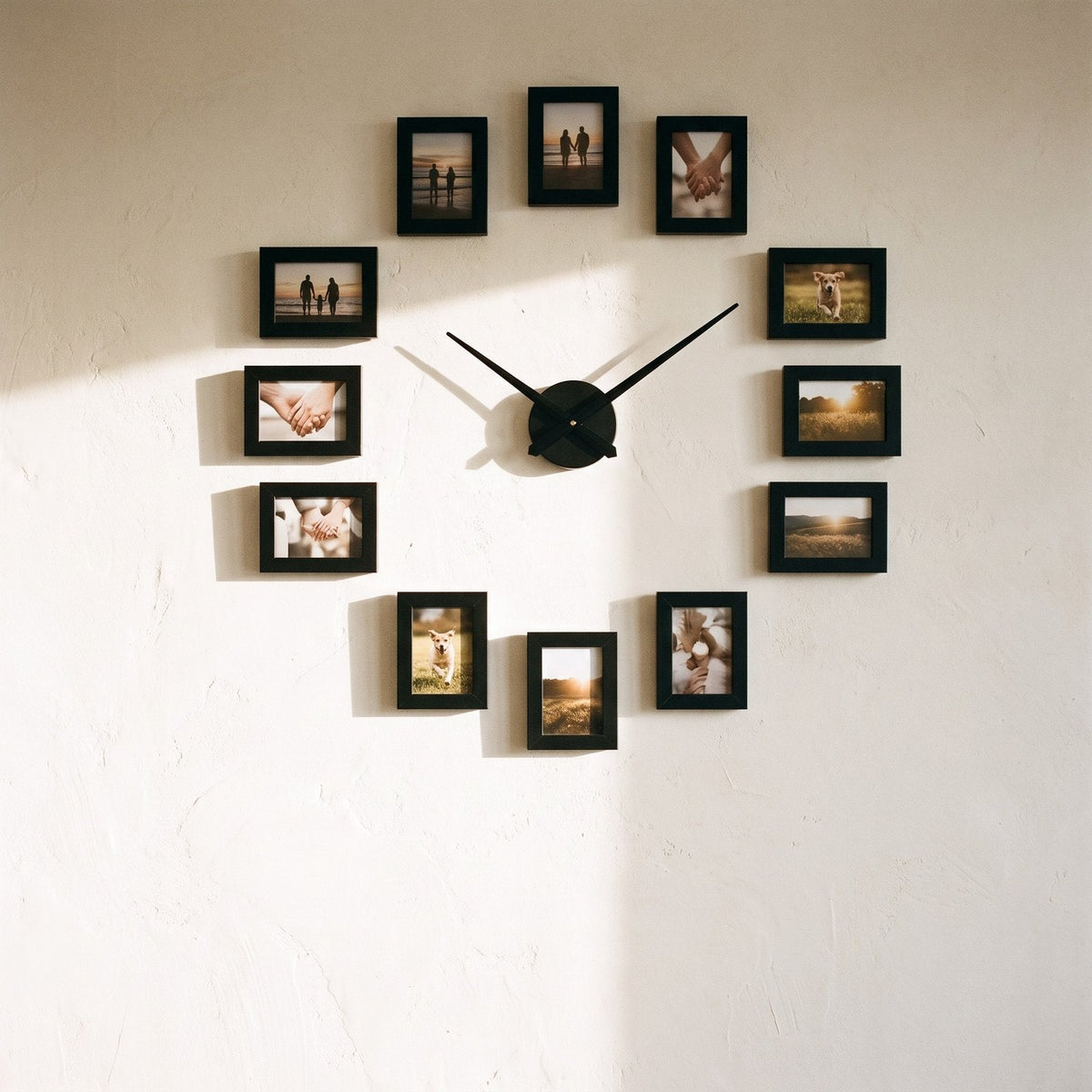 Square Photo Wall Clock – product view 2