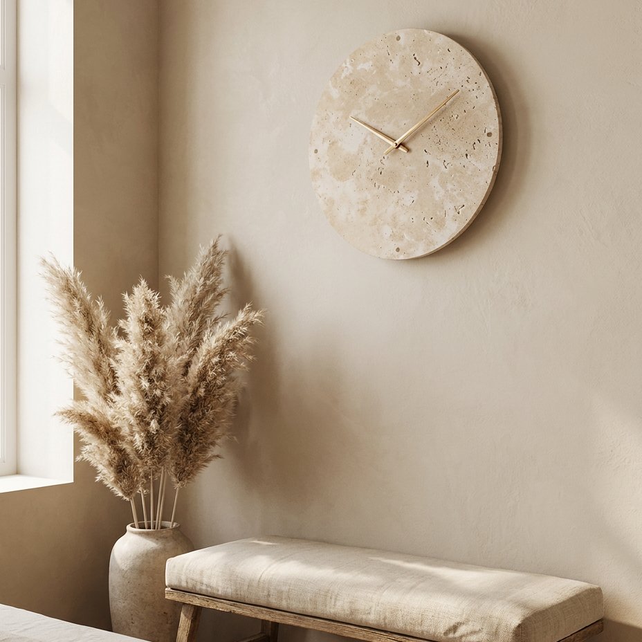 Stone Illumination Wall Clock – product view 3