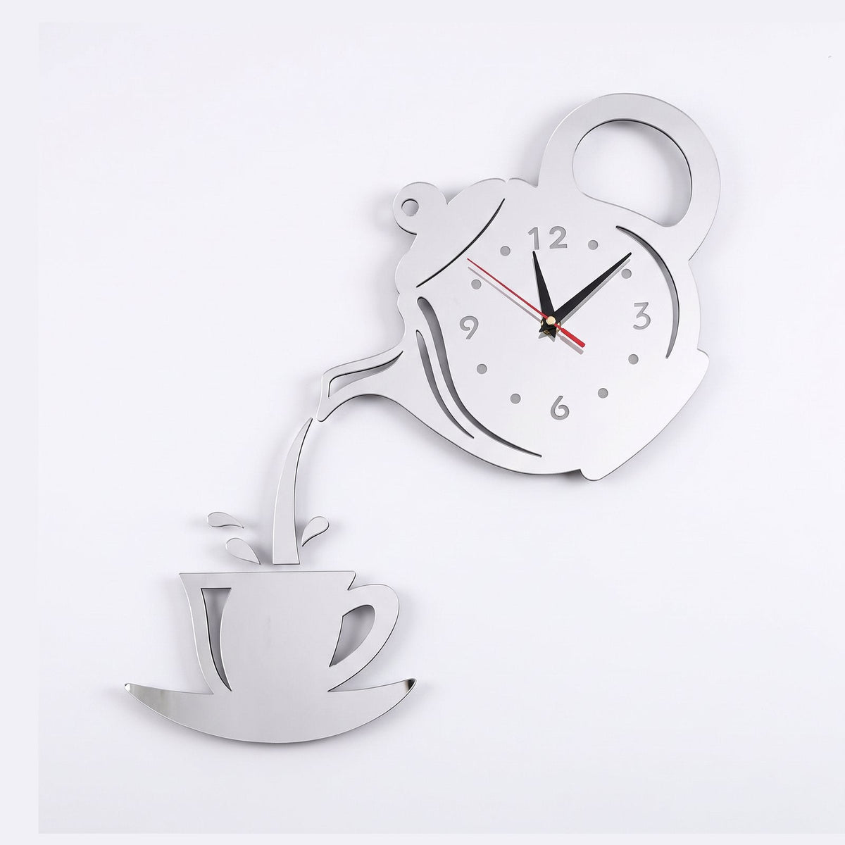 Teapot Vinyl Kitchen Wall Clock – product view 3