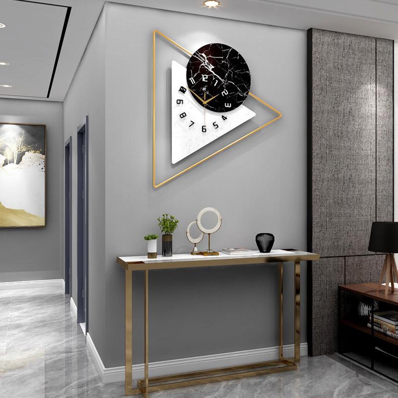 Triangle Metal Wall Clock – product view 7