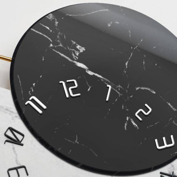 Triangle Metal Wall Clock – product view 10