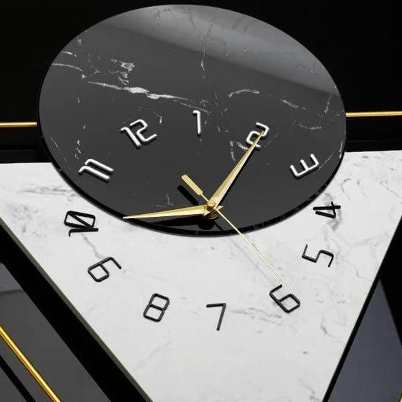 Triangle Metal Wall Clock – product view 11