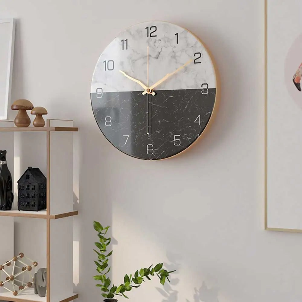 Two-tone Design Wall Clock – product image