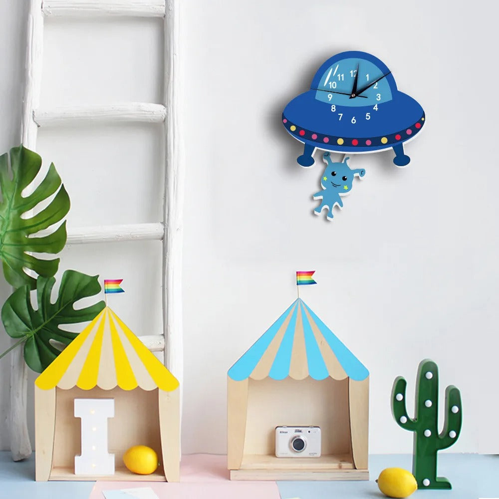 UFO Children's Wall Clock – product image