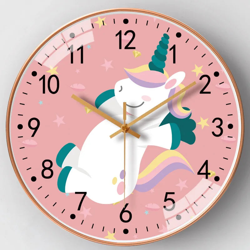 Unicorn Children's Wall Clock – product view 2