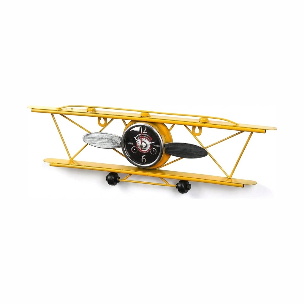 Vintage Airplane Wall Clock – product view 5