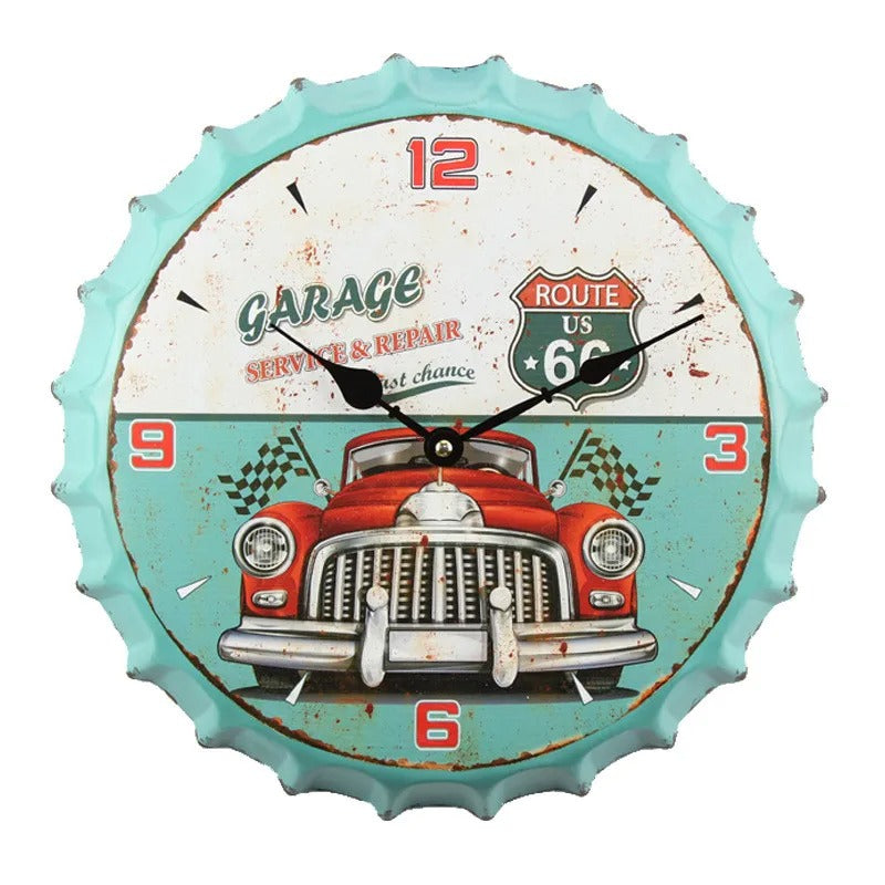 Vintage Beer Wall Clock – product view 6