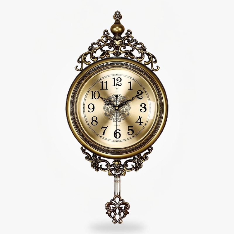 Vintage Bronze Wall Clock – product image