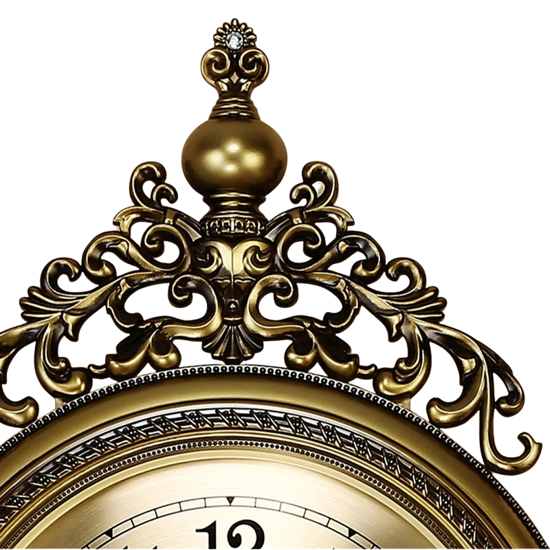 Vintage Bronze Wall Clock – product view 2
