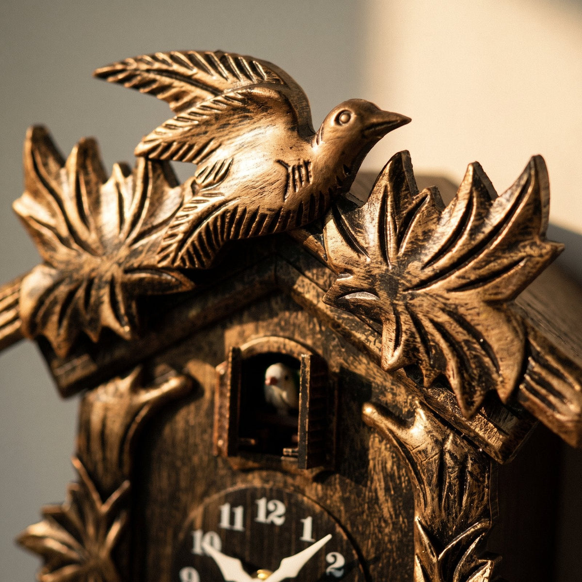 Vintage Cuckoo Pendulum Wall Clock – product view 7