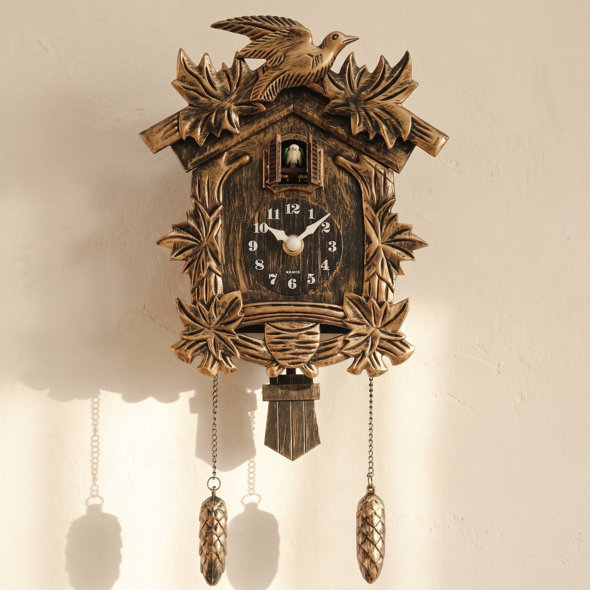 Vintage Cuckoo Pendulum Wall Clock – product view 8