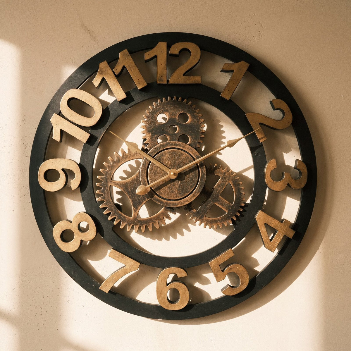Vintage Gear Wall Clock – product view 12